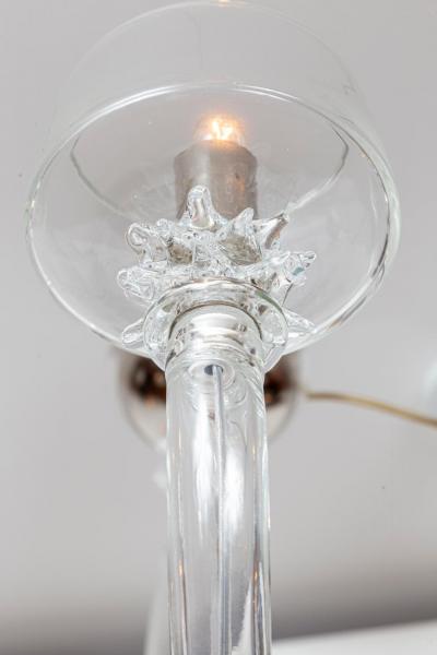 Striking Modern Venetian 10 Arm Crystal Chandelier Contemporary