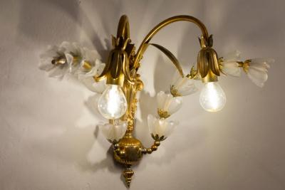 Striking Pair of Italian Sconces by Banci Florence 1970