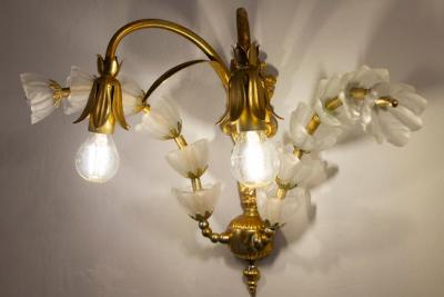 Striking Pair of Italian Sconces by Banci Florence 1970