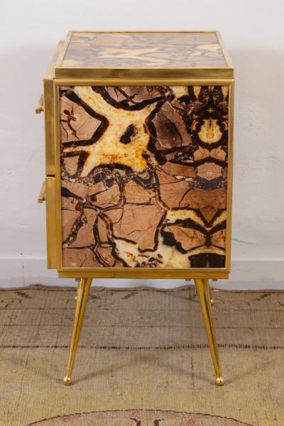 Striking Pair of Mid Century style Night Stands or Side Tables