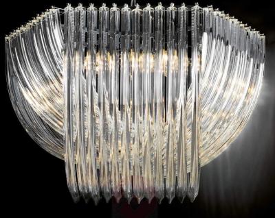 Striking Pink Murano Curvati Ceiling Light or Flush Mount 1990