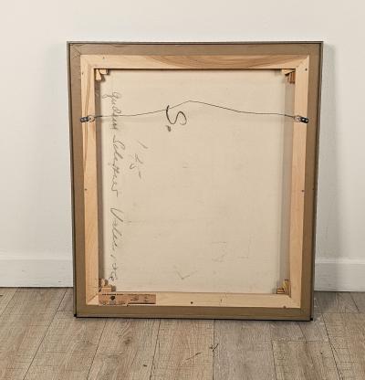 Striking Red and Yellow Composition circa 1970