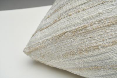 Striped Geometric Accent Pillow