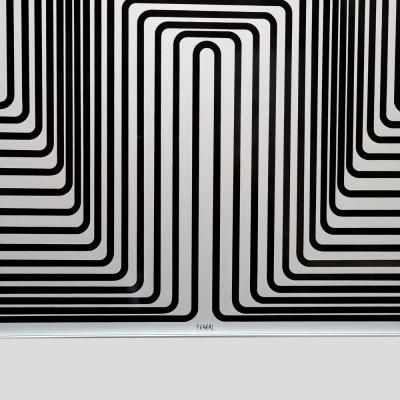 Structure En Progression Positive by Yvaral Jean Pierre Vasarely 