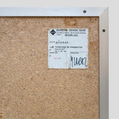 Structure En Progression Positive by Yvaral Jean Pierre Vasarely 