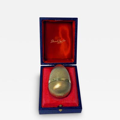 Stuart Devlin Stuart Devlin Silver Gilt Surprise Egg flowers London 1977