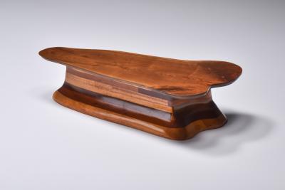 Studio Craft Solid Wood Coffee Table Mid Century Modern Era USA 1970s