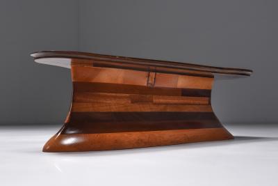 Studio Craft Solid Wood Coffee Table Mid Century Modern Era USA 1970s