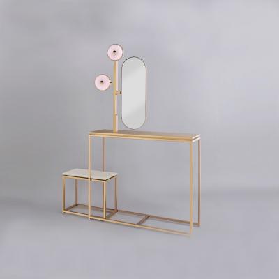 Studio MVW JinShi Pink Jade Luminous Console With Bench