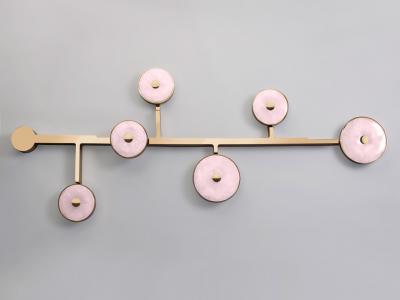 Studio MVW Large JinShi Pink Jade Wall Lamp