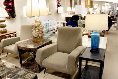 Studio Made Ceramic Table Lamp with Chinese Motifs 1950s