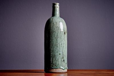 Studio Pottery Bottle Vase