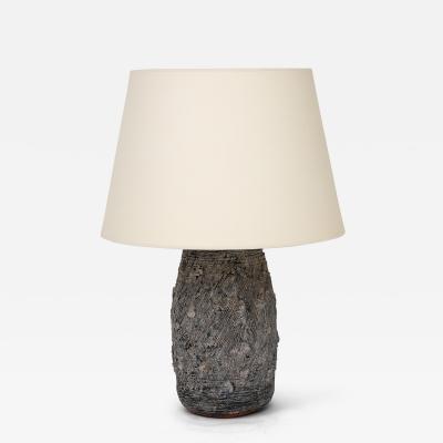 Studio Textured Pottery Table Lamp