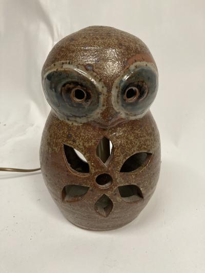 Studio pottery ceramic night light