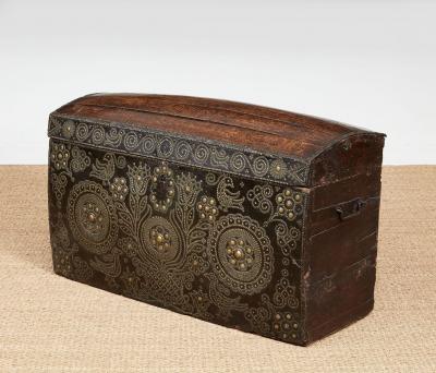 Studwork Leather Chest