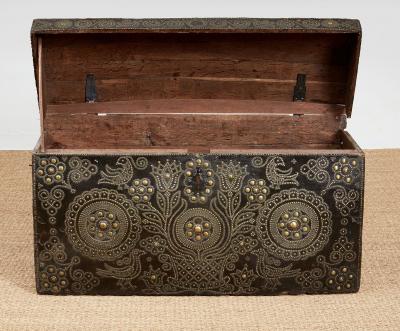 Studwork Leather Chest