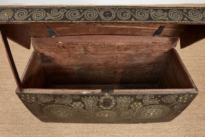 Studwork Leather Chest