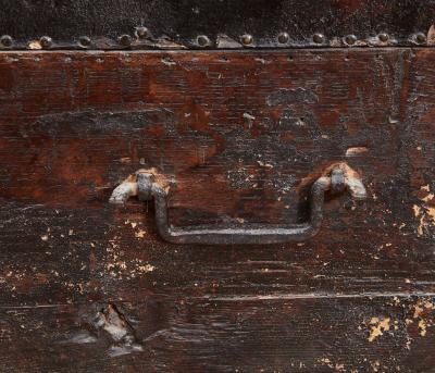 Studwork Leather Chest