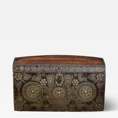 Studwork Leather Chest