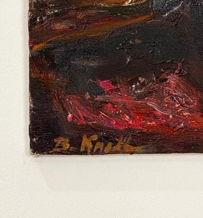 Study of a Face Oil on Canvas