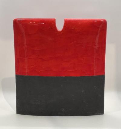 Stuning Ceramic Sculpture of a Kimono Signed