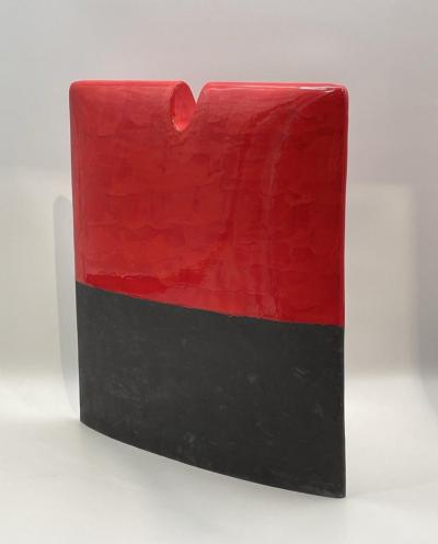 Stuning Ceramic Sculpture of a Kimono Signed