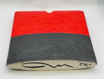 Stuning Ceramic Sculpture of a Kimono Signed