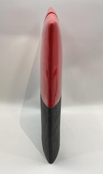 Stuning Ceramic Sculpture of a Kimono Signed