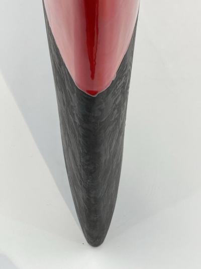 Stuning Ceramic Sculpture of a Kimono Signed