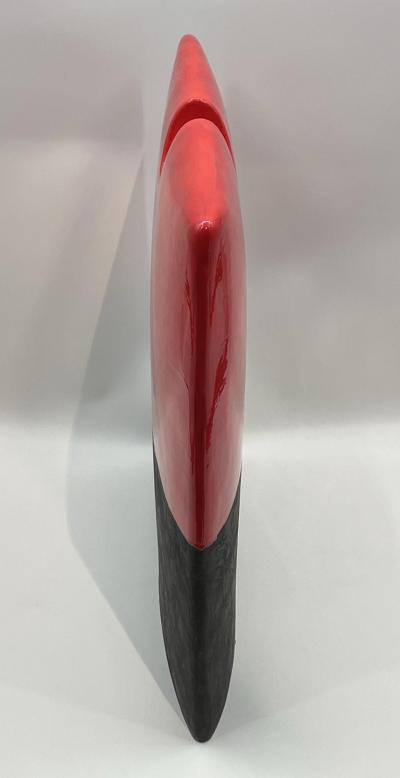 Stuning Ceramic Sculpture of a Kimono Signed