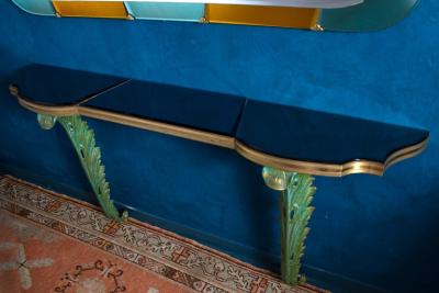Stunning Art Deco Console Table with Matching Mirror circa 1930s