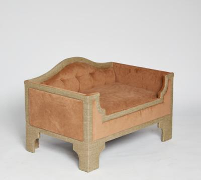 Stunning Custom Made Fully Upholstered Dog Bed