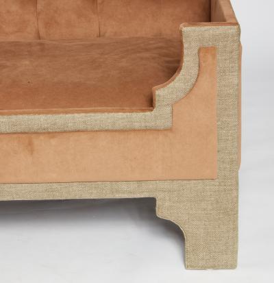 Stunning Custom Made Fully Upholstered Dog Bed