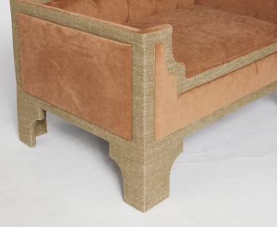Stunning Custom Made Fully Upholstered Dog Bed