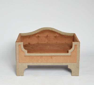 Stunning Custom Made Fully Upholstered Dog Bed