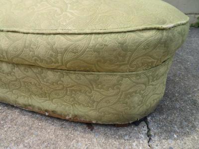 Stunning Hollywood Regency Butterfly Wing 1940s Two Piece Sectional Sofa