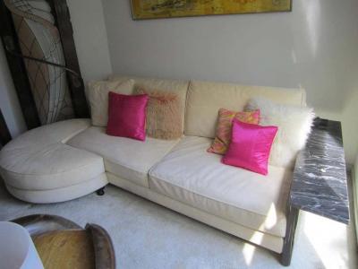 Stunning Italian Arketipo Roche Bobois Two Piece Sofa Mid Century Modern