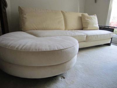 Stunning Italian Arketipo Roche Bobois Two Piece Sofa Mid Century Modern