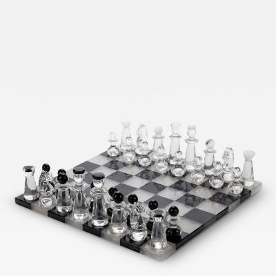 Stunning Murano Glass Chess Set