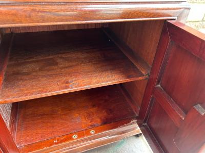 Stunning Pair Solid Rosewood Chinoiserie Nightstand End Table Mid Century