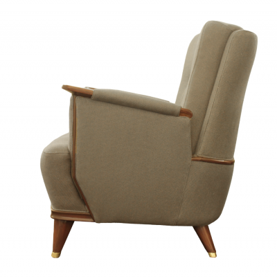 Stunning Pair of Italian Mahogany Club Chairs