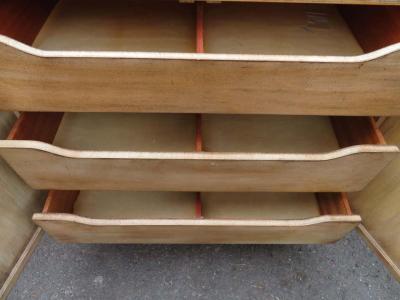 Stunning Pair of Neoclassical Distressed Bachelors Chests Hollywood Regency