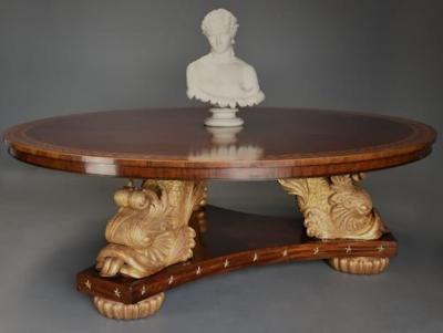 Stunning extremely large superb quality Regency style centre table