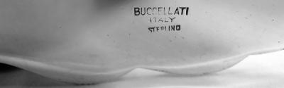Stylish Buccellati Sterling Silver Stem Flower Salt Pepper Shakers