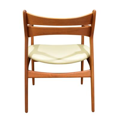 Stylish Danish Desk Chair In Teak 1950s Signed 