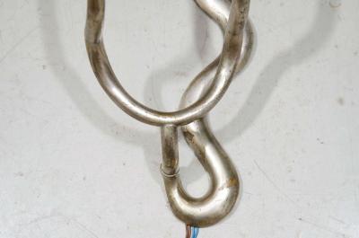 Stylized Egyptian Revival Cobra Sconces