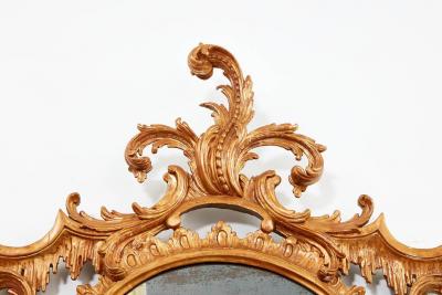 Substantial Georgian Rococo Giltwood Mirror