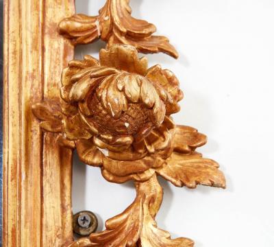 Substantial Georgian Rococo Giltwood Mirror