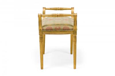 Sue et Mare French Art Deco Giltwood Upholstered Bench