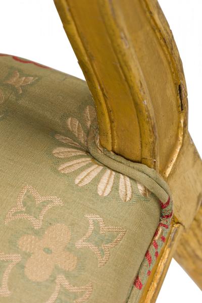 Sue et Mare French Art Deco Giltwood Upholstered Bench